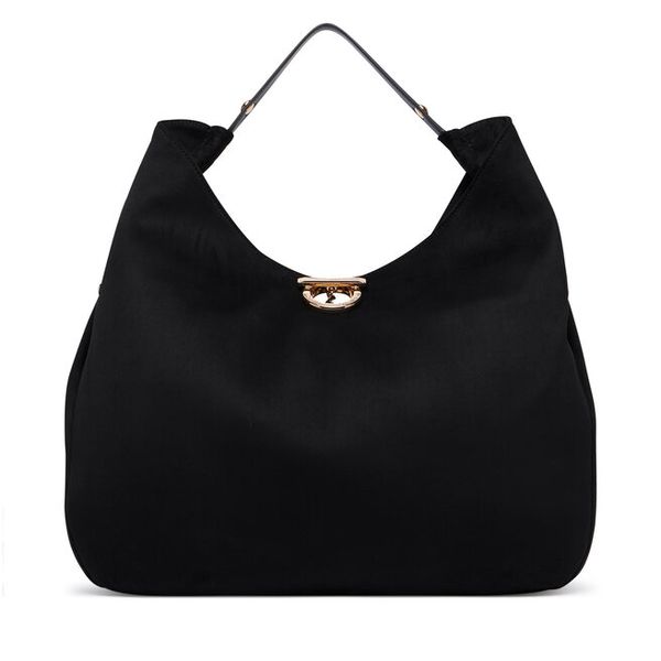 Torebka Liu Jo. Czarne shopper bag Liu Jo, bez wzorów, bez dodatków. Za 679.99 zł.