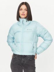 Columbia Kurtka puchowa Puffect™ Cropped Jacket Zielony Regular Fit. Zielone kurtki Columbia, s, bez wzorów, z puchu, bez kaptura. Za 339.99 zł.