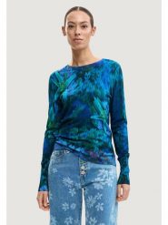 Desigual Sweter Suecia 26SWJF36 Niebieski Regular Fit. Niebieskie swetry Desigual, m, bez wzorów, z wiskozy, bez ramiączek. Za 379.99 zł.