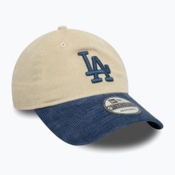 Czapka z daszkiem New Era Block Cord 9Twenty Los Angeles Dodgers. Brązowe czapki z daszkiem New Era, bez wzorów. Za 129.99 zł.
