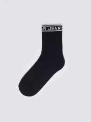 Skarpety damskie długie czarne Bordi 906. Czarne skarpetki BIG STAR, bez wzorów, z bawełny. Za 19.99 zł.