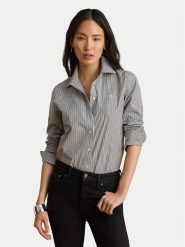 LAUREN RALPH LAUREN Koszula Jamelko 200859048002 Czarny Regular Fit. Czarne koszule Lauren Ralph Lauren, xs, bez wzorów, z bawełny, bez kołnierzyka, bez ramiączek. Za 689.99 zł.