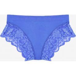 Niebieskie Majtki Figi z Koronką Mariama. Niebieskie figi Born2be, bez wzorów, z koronki. W wyprzedaży za 15.99 zł.