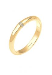 Elli DIAMONDS Diamant 0.045 ct. Klassik Verlobung 925 Silber Pierścionki 1 ct Damski. Białe pierścionki Elli DIAMONDS, z diamentem, srebrne. Za 668.99 zł.
