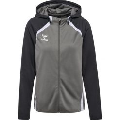 Damska bluza z kapturem na zamek Hummel Lead 2.0. Szare bluzy z kapturem Hummel, bez wzorów, z dresówki, z kapturem. W wyprzedaży za 232.50 zł.