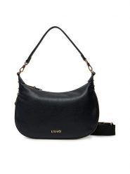 Liu Jo Torebka M Hobo AA5133 T3342 Czarny. Czarne torebki klasyczne Liu Jo, bez wzorów, z materiału, bez dodatków. Za 479.99 zł.