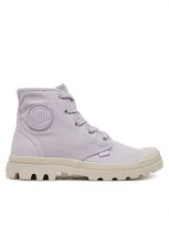 Palladium Trapery Pampa Hi 92352-549-M Fioletowy. Fioletowe traperki Palladium, bez wzorów, z materiału, bez obcasa, bez zapięcia. Za 269.99 zł.