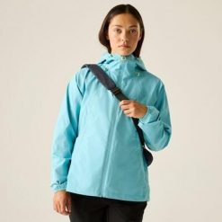 Damska wodoodporna kurtka Torrek Breathe Easy. Niebieskie kurtki przeciwdeszczowe Dare 2b, bez wzorów, bez kaptura, trekkingowe. Za 499.99 zł.