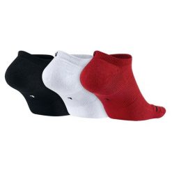 Skarpety nike air jordan jumpman no-show socks black white gym red. Czerwone skarpetki Nike, bez wzorów. Za 64.00 zł.
