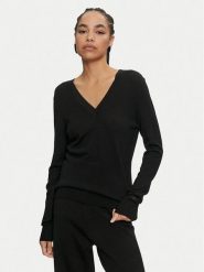 Calvin Klein Sweter K20K207451 Czarny Regular Fit. Czarne swetry Calvin Klein, s, bez wzorów, z wełny, bez ramiączek. Za 379.99 zł.