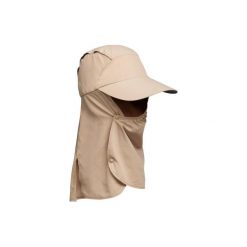 Czapka trekkingow z daszkiem DESERT 500 anty-UV. Czapki z daszkiem marki FORCLAZ. Za 49.99 zł.