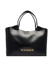 LOVE MOSCHINO Torebka JC4129PP1OLH0000 Czarny. Czarne shopper bag Love Moschino, bez wzorów, ze skóry, bez dodatków. Za 939.99 zł.