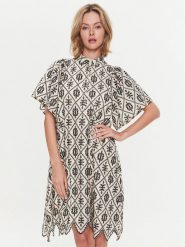 Bruuns Bazaar Sukienka codzienna Lantana Philly BBW3483 Écru Regular Fit. Sukienki Bruuns Bazaar, na co dzień, bez wzorów, z bawełny, bez kołnierzyka, bez ramiączek, proste. Za 379.99 zł.