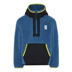 Bluza polarowa dzicięce Lego Sky 710. Niebieskie bluzy bez kaptura Lego, bez wzorów, z polaru, bez kaptura, trekkingowe. W wyprzedaży za 99.99 zł.