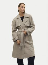 Vero Moda Płaszcz przejściowy Pop Miley 10319995 Beżowy Regular Fit. Brązowe płaszcze Vero Moda, l, bez wzorów, z syntetyku, bez kaptura. Za 169.99 zł.
