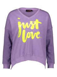 Miss goodlife Bluza "Just Love" w kolorze fioletowym rozmiar: XL. Różowe bluzy miss goodlife, xl, bez wzorów, z bawełny, bez kaptura. Za 173.99 zł.