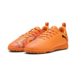 Młodzieżowe buty piłkarskie FUTURE 8 PLAY TT PUMA. Brązowa buty do biegania Puma, bez wzorów, z syntetyku, bez zapięcia, do biegania. W wyprzedaży za 189.00 zł.
