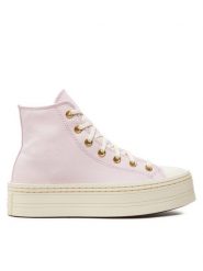 Converse Trampki Chuck Taylor All Star Modern Lift Platform Crafted Stitching A07578C Różowy. Czerwone trampki Converse, bez wzorów, z materiału, retro, bez zapięcia. Za 469.99 zł.