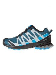 SALOMON Buty "Xa Pro 3D V8 GTX" w kolorze niebieskim do biegania rozmiar: 41 1/3. Niebieskie buty do biegania Salomon, bez wzorów, z gore-texu, bez zapięcia, do biegania, gore-tex. Za 375.11 zł.