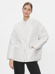 Tommy Jeans Kurtka przejściowa Tjw Onion Quilt Liner Jacket DW0DW17235 Biały Regular Fit. Białe kurtki Tommy Jeans, l, bez wzorów, z jeansu, bez kaptura. Za 499.99 zł.