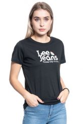 DAMSKI T-SHIRT LEE PRIDE TEE WASHED BLACK L40GWMJA 112108552. Czarne t-shirty Lee, l, bez wzorów, bez kołnierzyka, bez ramiączek. Za 69.99 zł.
