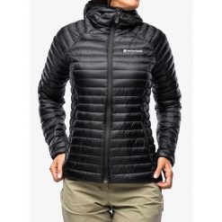 Kurtka puchowa damska Montane Anti-Freeze Lite Hoodie. Czerwone kurtki Montane, xl, bez wzorów, z puchu, sportowe, bez kaptura. Za 618.99 zł.