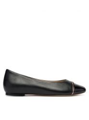 Caprice Baleriny 9-22107-46 Czarny. Czarne baleriny Caprice, bez wzorów, ze skóry, bez obcasa, bez zapięcia. Za 226.99 zł.