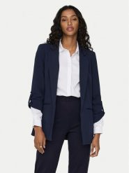 ONLY Marynarka Kayle 15218743 Granatowy Regular Fit. Niebieskie marynarki i żakiety ONLY, bez wzorów, z syntetyku, bez ramiączek. Za 139.99 zł.