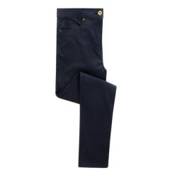 Chinosy Damskie O Wyglądzie Denimu. Niebieskie chinosy PREMIER, bez wzorów, z denimu, sportowe. Za 152.99 zł.
