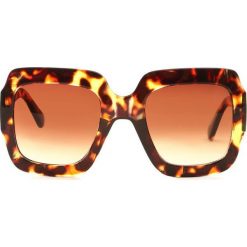 Brązowe Okulary Beauty. Okulary przeciwsłoneczne marki Born2be. Za 39.99 zł.