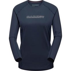 Bluza damska Mammut Selun FL Longsleeve Logo. Niebieskie bluzy Mammut, s, bez wzorów, bez kaptura. Za 308.99 zł.
