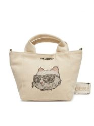 KARL LAGERFELD Torebka A2W50044 Écru. Torebki klasyczne KARL LAGERFELD, bez wzorów, z materiału, bez dodatków. Za 219.99 zł.