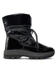 Olang Śniegowce Opera Ice Czarny. Czarne śniegowce Olang, bez wzorów, z materiału, bez zapięcia. Za 479.99 zł.