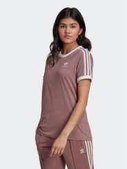 Adidas T-Shirt adicolor 3-Stripes HL6689 Różowy Regular Fit. Czerwone t-shirty adidas, bez wzorów, z bawełny, bez kołnierzyka, bez ramiączek. Za 139.99 zł.