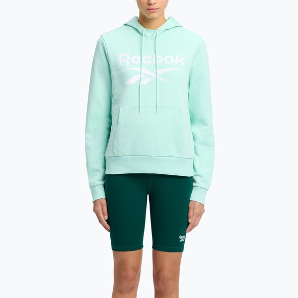 Bluza damska Reebok Identity Big Logo Fleece. Niebieskie bluzy Reebok, bez wzorów, bez ramiączek, bez kaptura. Za 149.99 zł.