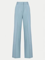 Calvin Klein Spodnie palazzo K20K207836 Błękitny Wide Leg. Niebieskie spodnie materiałowe Calvin Klein, bez wzorów, z materiału. Za 399.99 zł.