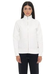 Bluza zimowa Damen ze Stehkragen und Reißverschluss, Leone 1947 Warkocz. Szare bluzy LEONE 1947 APPAREL, na zimę, xl, bez wzorów, z bawełny, bez ramiączek, bez kaptura. Za 383.11 zł.