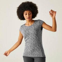 Hyperdimension II damska koszulka. Niebieskie t-shirty sportowe Regatta, xs, bez wzorów, ze skóry, bez ramiączek, trekkingowe. W wyprzedaży za 69.99 zł.