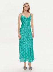 YAS Sukienka koktajlowa Dinella 26031859 Zielony Regular Fit. Zielone sukienki YAS, l, bez wzorów, z syntetyku, wizytowe, bez kołnierzyka, bez ramiączek. Za 219.99 zł.