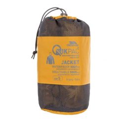 Kurtka Unisex Qikpac X Rozpinana. Żółte kurtki Trespass, m, bez wzorów, z materiału, z kapturem. Za 163.99 zł.