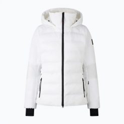 Kurtka narciarska damska BOGNER FIRE+ICE Cadja 2. Białe kurtki narciarskie na zimę, l, bez wzorów, z elastanu, bez kaptura, narciarskie. Za 2,499.00 zł.