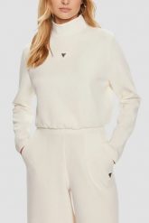GUESS Bluza damska w kolorze ecru Olympe, Rozmiar M. Brązowe bluzy Guess, m, z aplikacjami, bez ramiączek, bez kaptura. W wyprzedaży za 248.99 zł.
