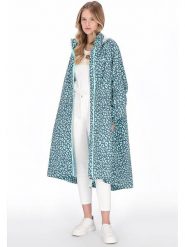 Schmuddelwedda Płaszcz przeciwdeszczowy w kolorze granatowo-turkusowym rozmiar: XS. Niebieskie kurtki przeciwdeszczowe Schmuddelwedda, xs, bez wzorów, bez kaptura, outdoorowe. Za 304.99 zł.