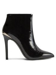 Just Cavalli Botki 75RA3S05 ZS743 Czarny. Czarne botki Just Cavalli, bez wzorów, ze skóry, bez obcasa, na szpilce, bez zapięcia. Za 519.99 zł.