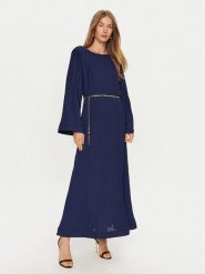 ViCOLO Sukienka wieczorowa TS0396 Granatowy Regular Fit. Niebieskie sukienki ViCOLO, m, bez wzorów, z syntetyku, wizytowe, bez kołnierzyka, bez ramiączek. Za 399.99 zł.