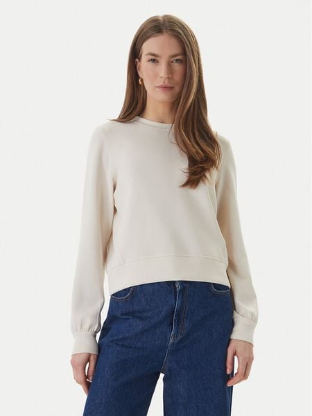 ONLY Bluza Maya 15369155 Kremowy Regular Fit. Białe bluzy ONLY, xl, bez wzorów, z syntetyku, bez kaptura. Za 108.99 zł.