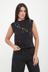 Top damski koronkowy TWINSET. Topy Twinset Milano, xs, bez wzorów, z koronki, bez kołnierzyka, bez ramiączek. Za 629.00 zł.