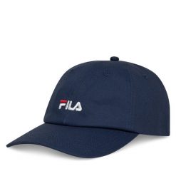 Czapka z daszkiem Fila. Niebieskie czapki z daszkiem Fila, bez wzorów. Za 79.99 zł.