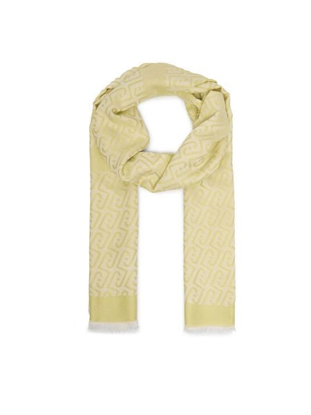 Liu Jo Szal 2A6001 T0300 Żółty. Żółte szaliki i kominy Liu Jo, bez wzorów, z wiskozy. Za 249.99 zł.