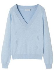 TATUUM Sweter w kolorze błękitnym rozmiar: S. Niebieskie swetry Tatuum, s, bez wzorów, z bawełny, bez ramiączek. Za 180.49 zł.